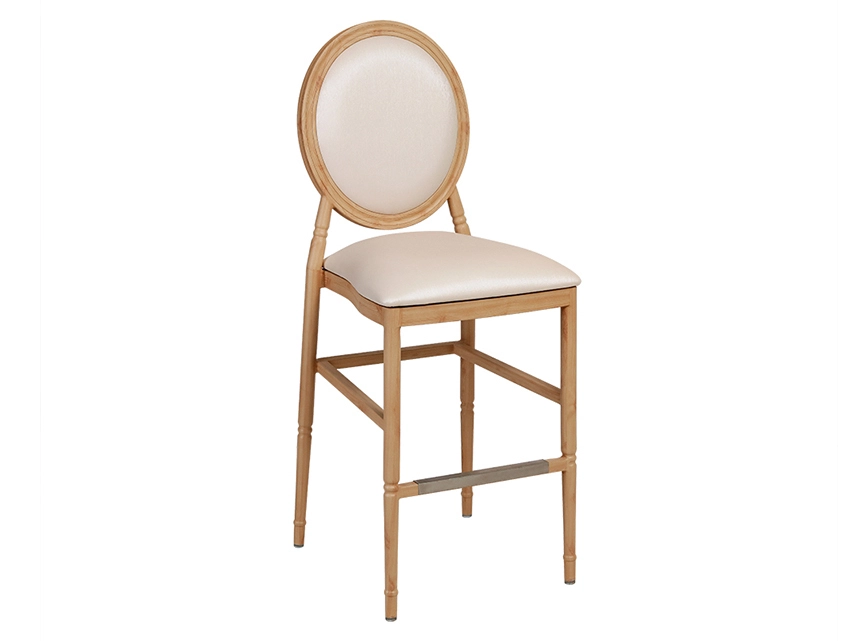 Magagandang Wood Grain French Style Wedding Barstool Bespoke YG7058 Yumeya 1