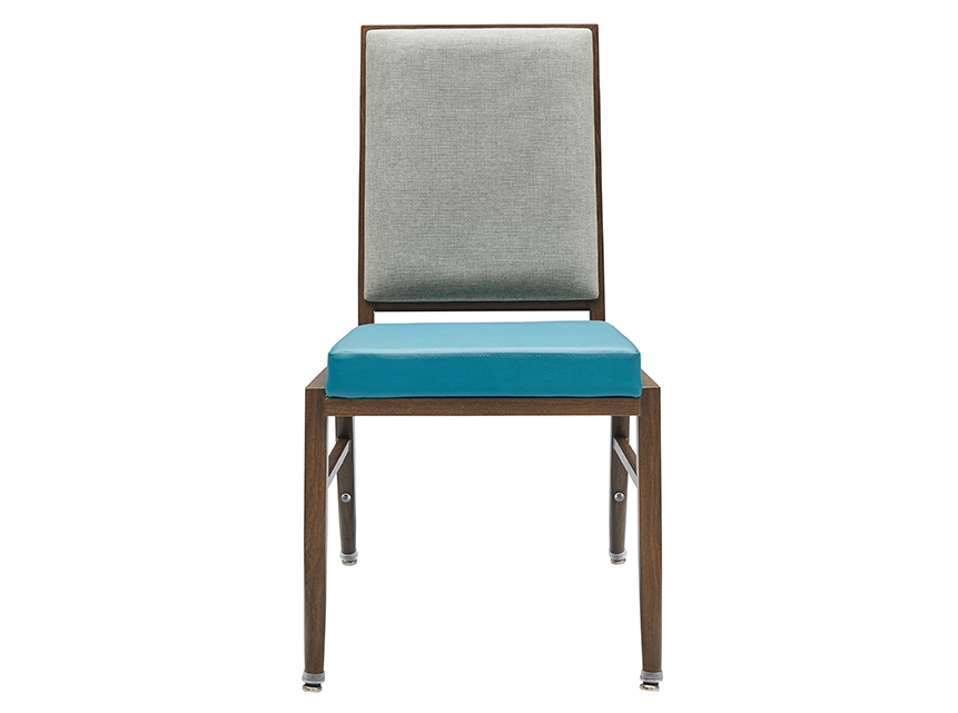High Functional Wood Look Aluminum Flex Back Chair Factory YY6159 Yumeya 1
