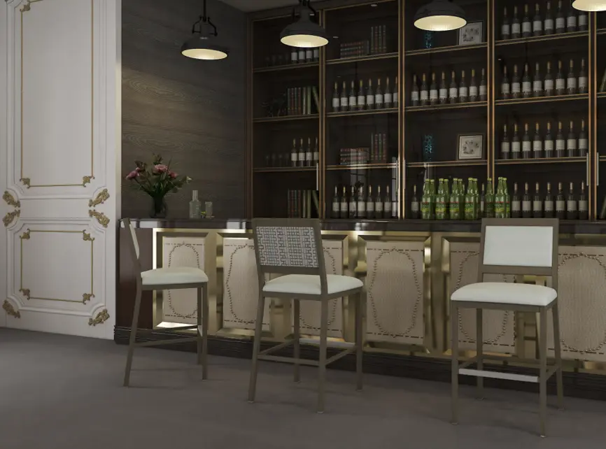 Bulk buy best bar stools with backs factory price | Yumeya Furniture 7