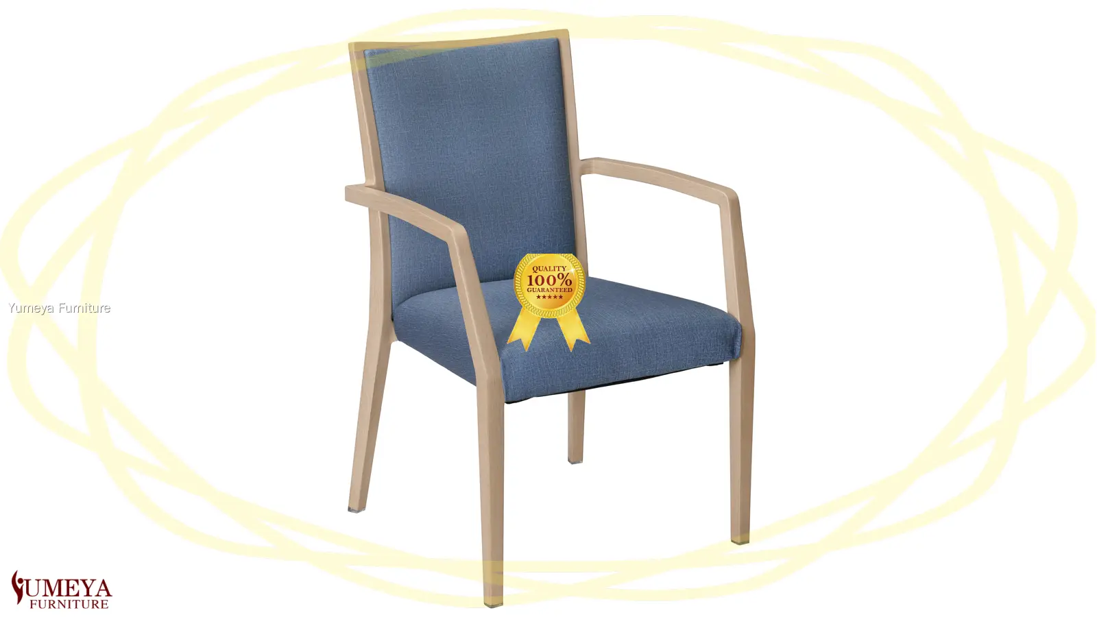 Siġġijiet tal-pranzu apposta b'armi għall-anzjani għall-manifattur tal-bejgħ | Yumeya Furniture 1
