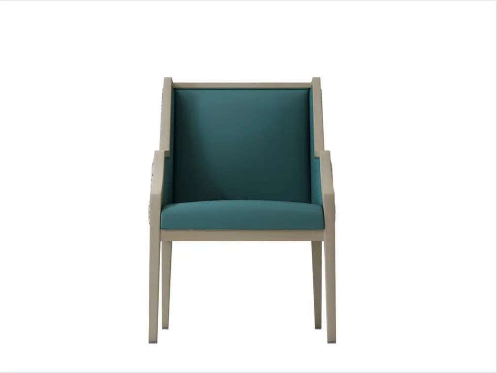 Yumeya Furniture | Custom made senior living dining room chairs with casters on front legs supply 2