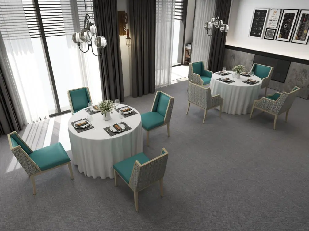 Yumeya Furniture | Custom made senior living dining room chairs with casters on front legs supply 6