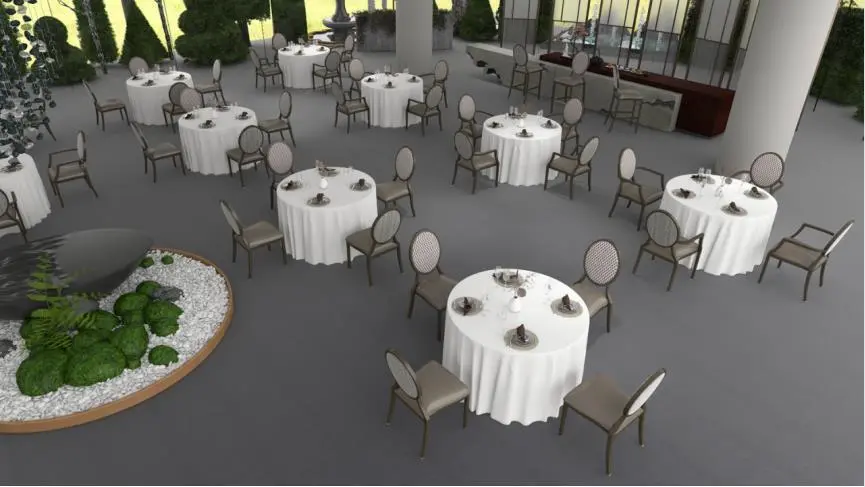 Yumeya Furniture | High-quality armless dining room chairs for sale 6
