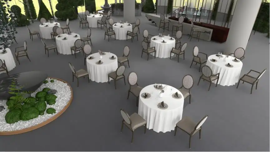 Kakovostna cena tovarniške tovarne stranskega stola | Yumeya Furniture 6