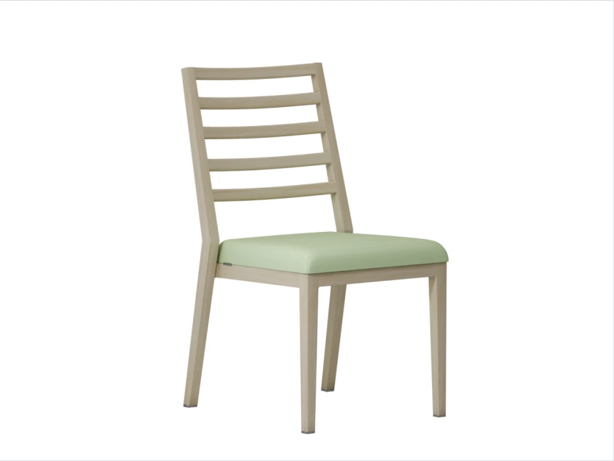 Aangepaste armlose gestoffeerde eetkamerstoel vervaardiger | Yumeya Furniture 2