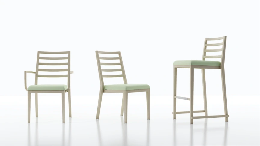 Aangepaste armlose gestoffeerde eetkamerstoel vervaardiger | Yumeya Furniture 7
