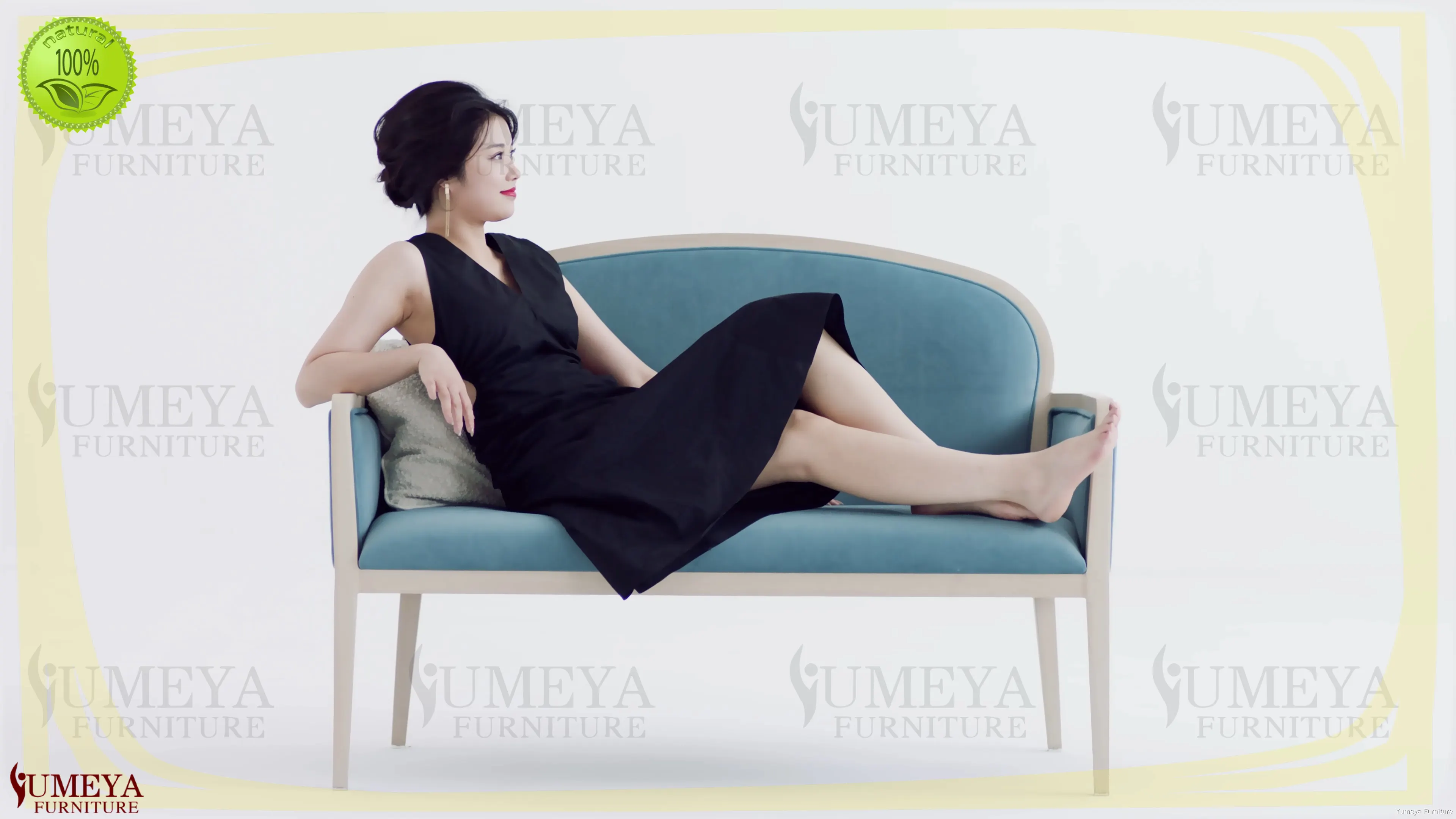 Custom compact two seater sofa for older person factory price | Yumeya Furniture 1