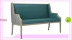 Yumeya Furniture | Customized blue two seater sofa for senior living factory price 1