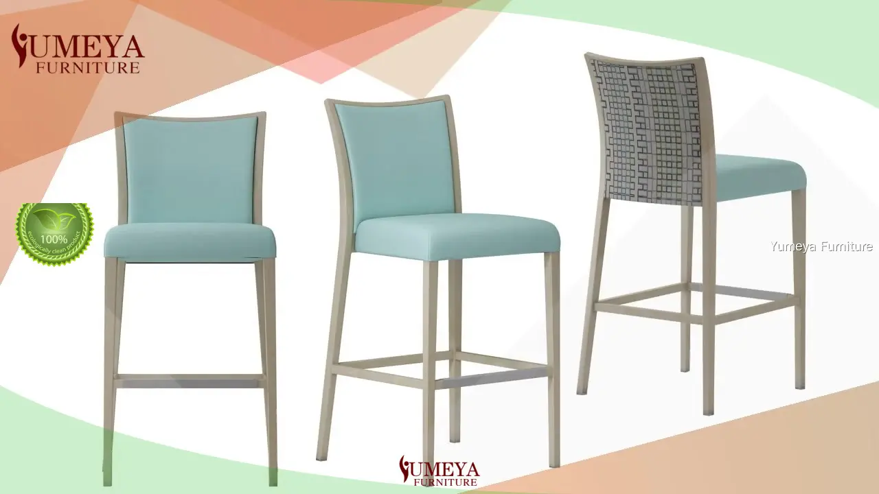 Buy best bar stools with backs factory | Yumeya Furniture 1
