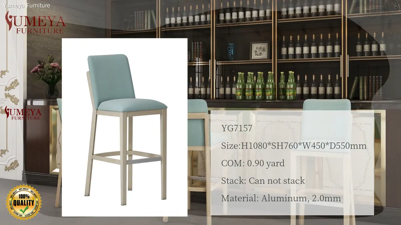 Custom comfortable bar stools company Manufacturer | Yumeya Furniture 1