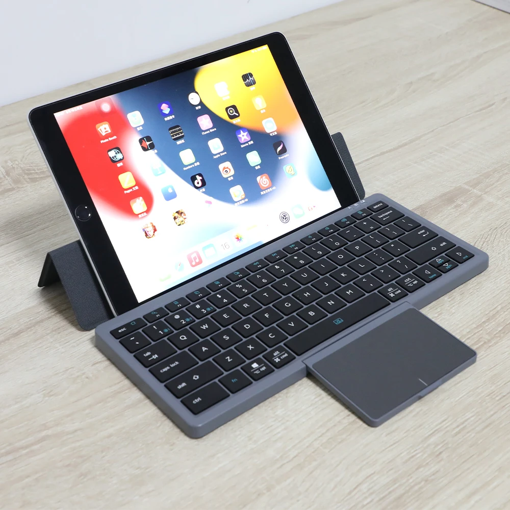 Peapod-24 hidden touchpad design keyboard wireless 4