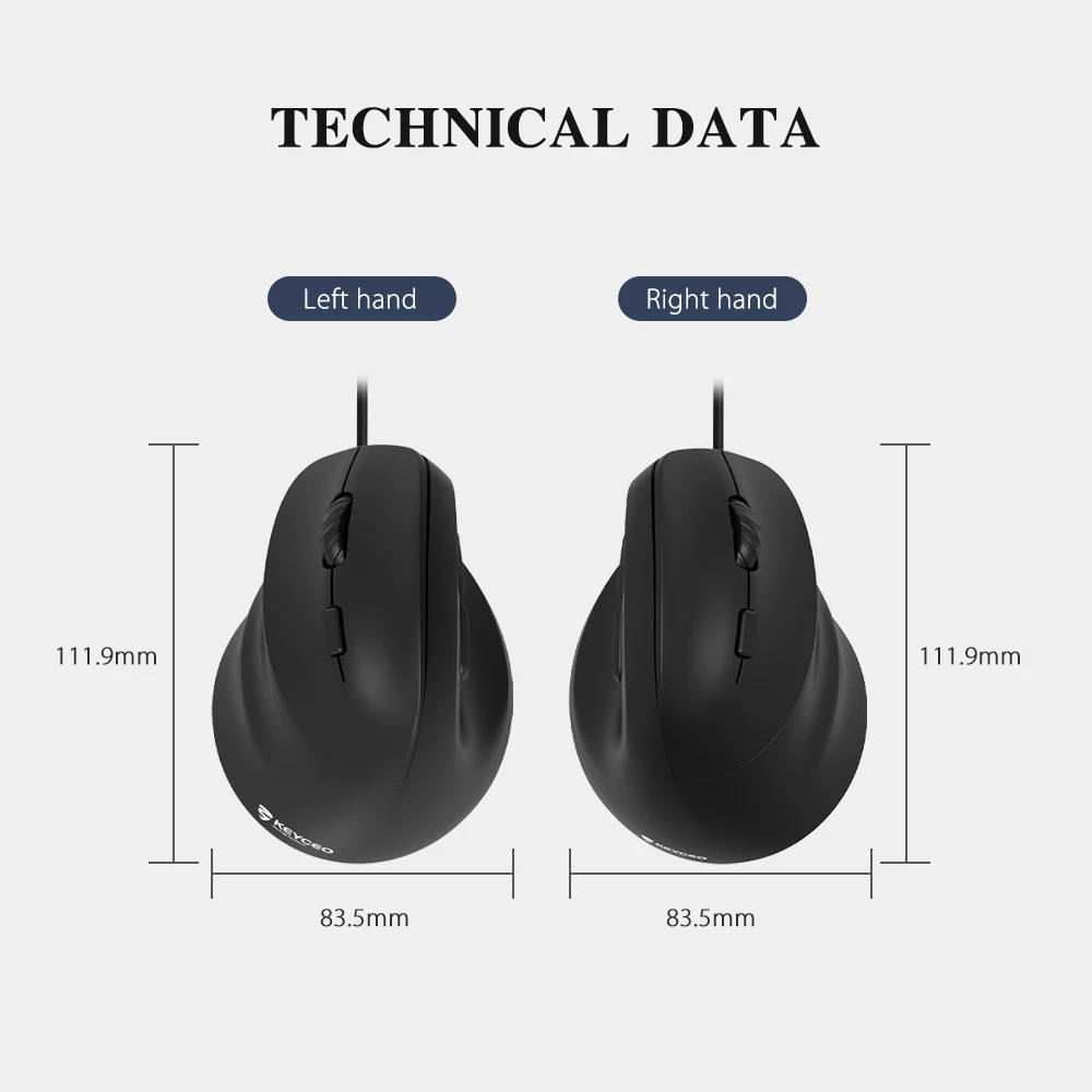 KY-ML620 Wireless Ergonomic vertical Mouse Gaming 3