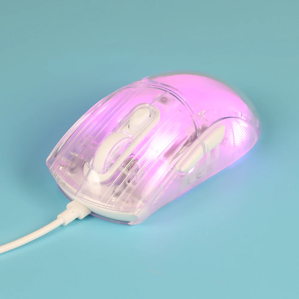 KY-M1050 Transparent Gaming Mouse for Ultimate Precision and Gaming Experience 3
