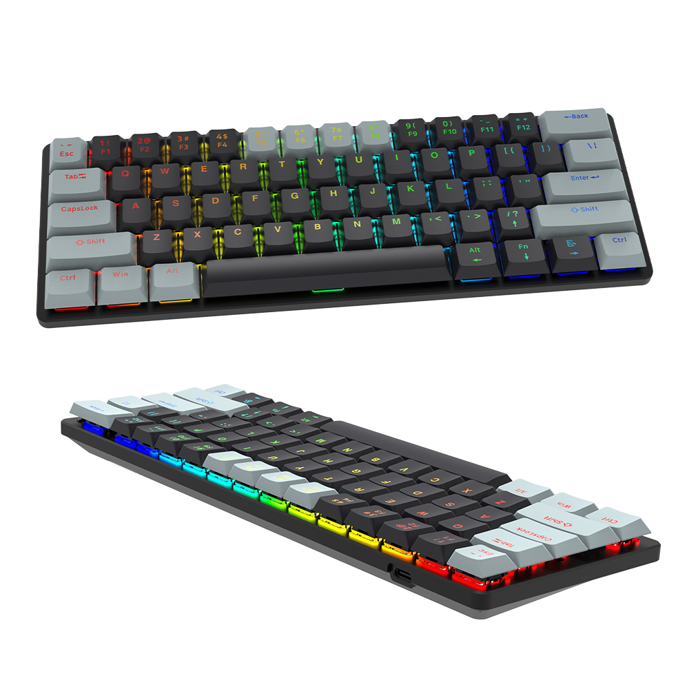 Hot Sales Mini Wireless Keyboard Thin Mechanical Keyboard Rgb Backlit ...