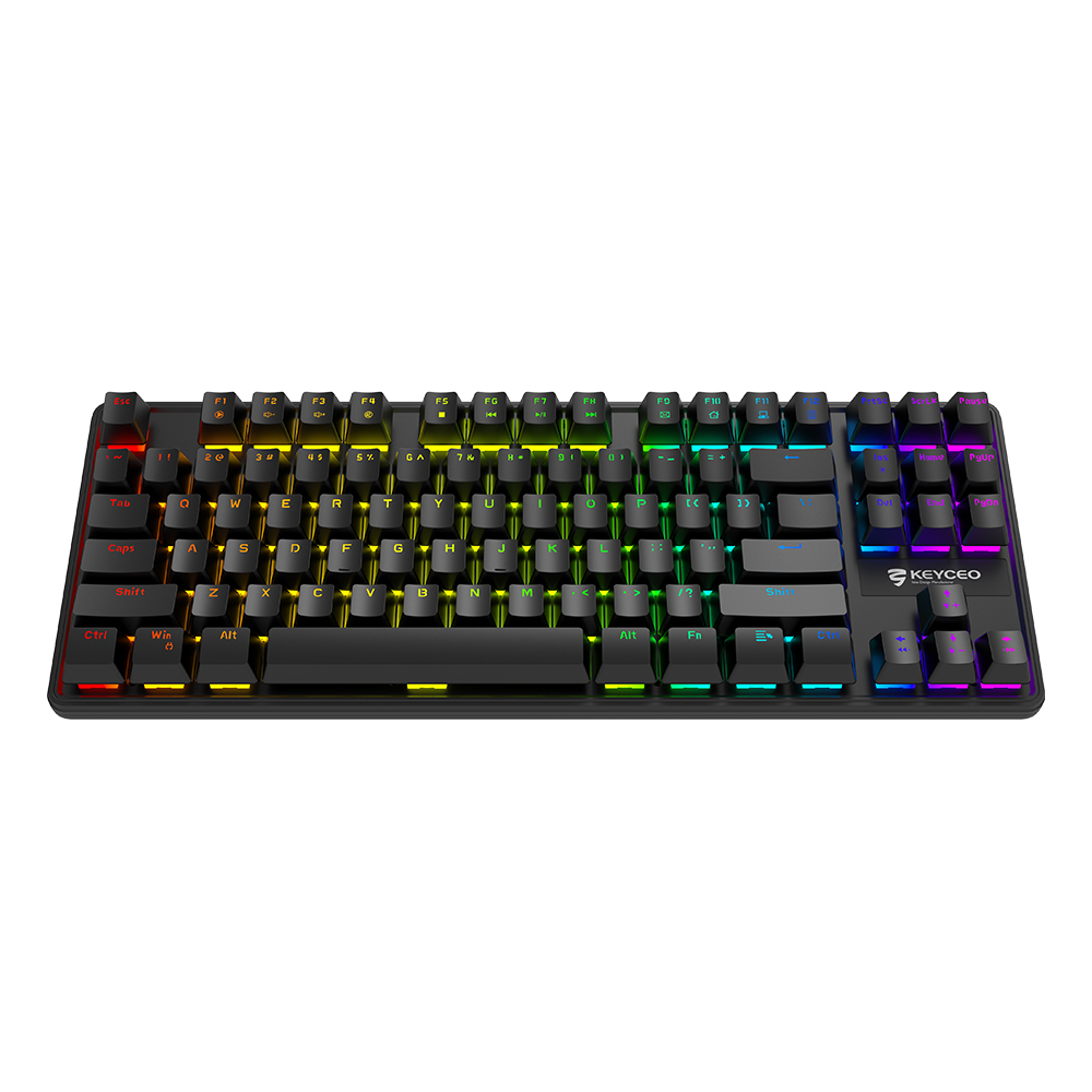 KY-MK87 Keyboard Mini 88 Keys Switch RGB Mechanical Gaming Custom ...