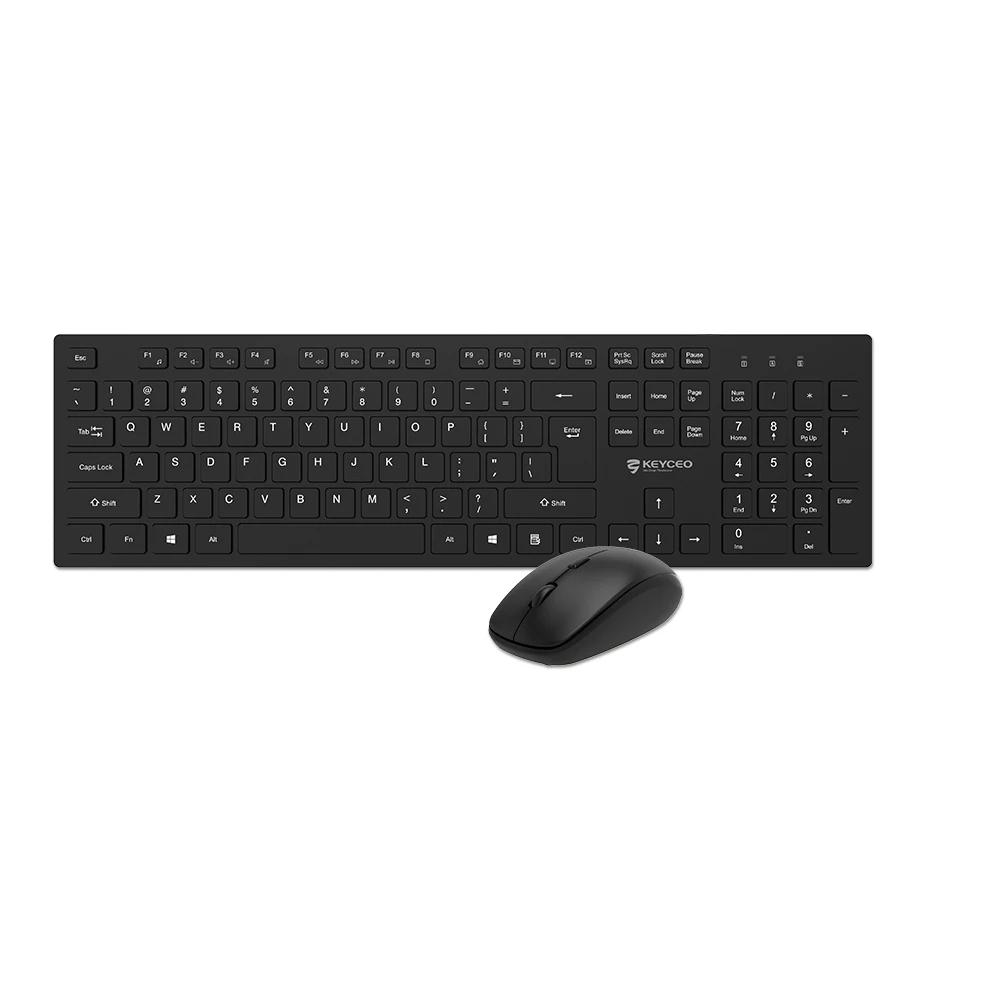 KY-4410W-US FN Multimedia Shortcuts Ergonomic Comfort 2.4G Wireless Keyboard And Mouse Combo for Windows Laptop Tablet 1