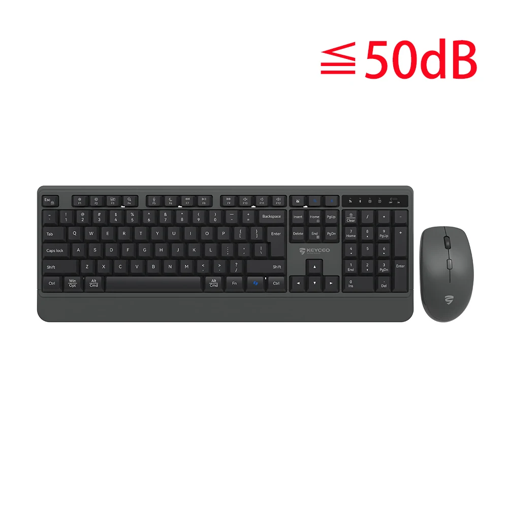 KY-4660WB Silent Wireless Keyboard Mouse Combo Full Size New Upgrade Long Battery Life Durable Stable 1