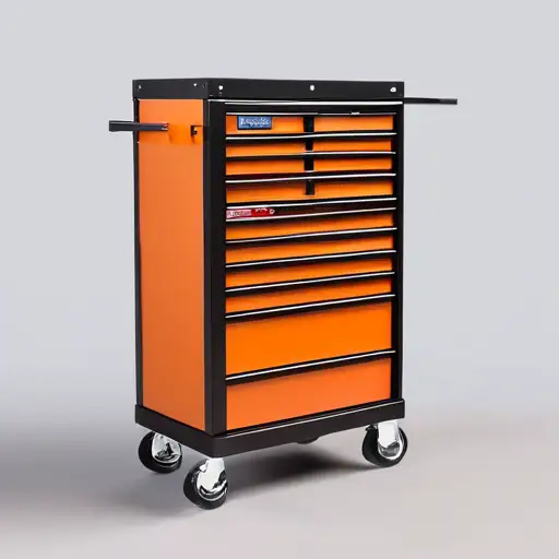 Garage Tool Cabinet Sa Mga Casters - Industrial Workshop Organizer Para sa Pag -iimbak ng Kagamitan 1