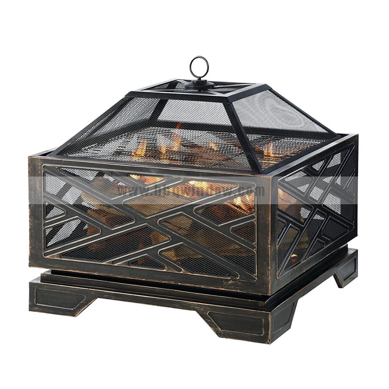 FP02 Fire Pit Extra Deep Wood Burning Fire Pit 26-Inch 1