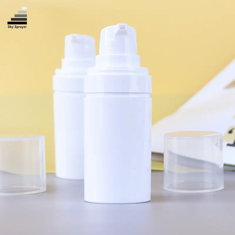 Plastic Airless Pump Bottles - Precision Finish, Various Sizes and Spray Cap 3
