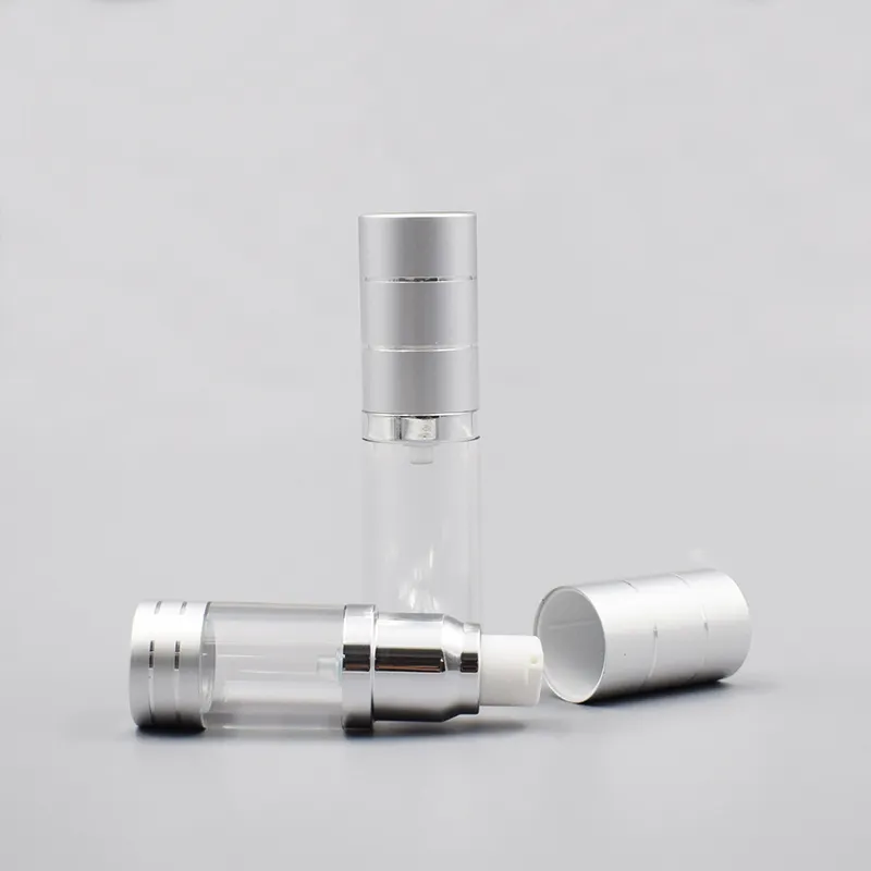 Luxury Silver Airless Lotion Bottles - 10/15/20/30ml 5