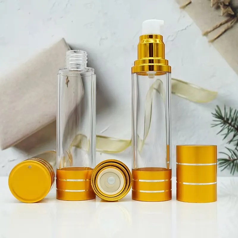 Golden Airless Pump Bottle Set for Travel 3