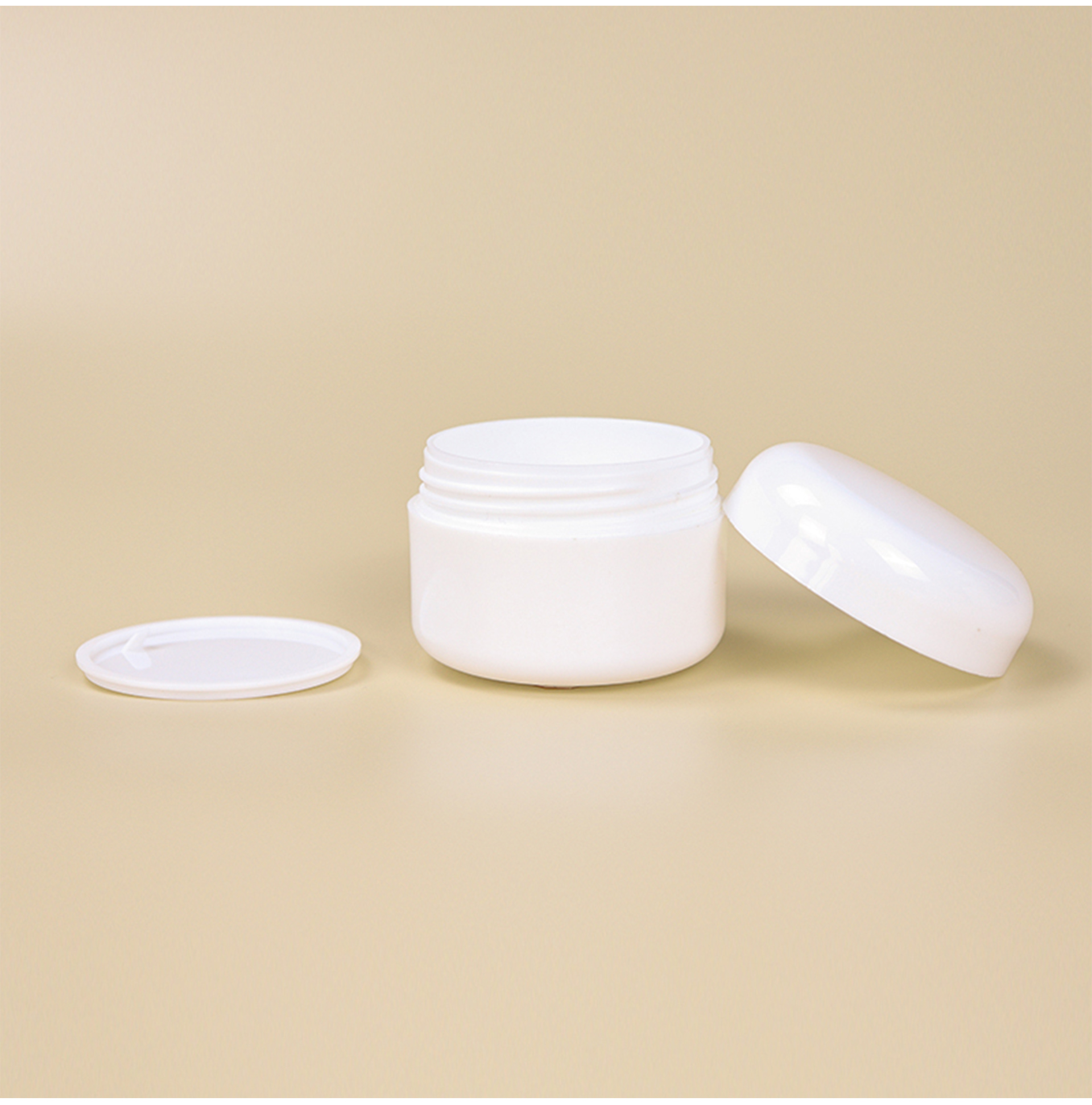 White PP Cream Box Jar Cream Bottle Cosmetic Jar 20-120g 11