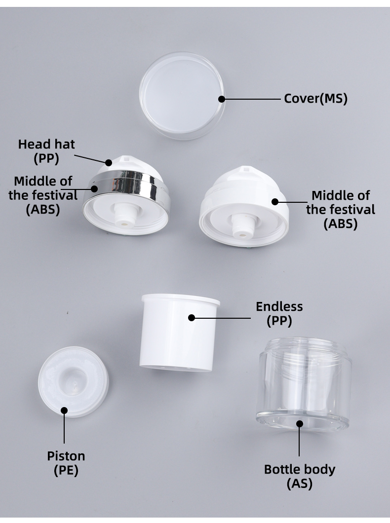 2 oz Airless Pump Bottle for Precision Finish Cosmetics 10