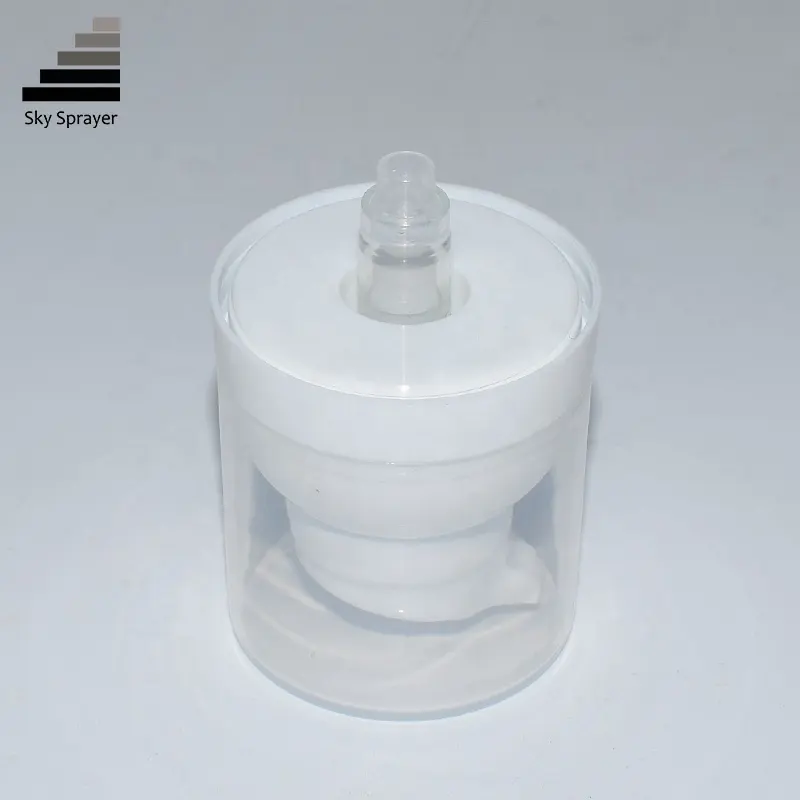 30ml Round Airless Pump Plastic Cosmetic Bottles 2