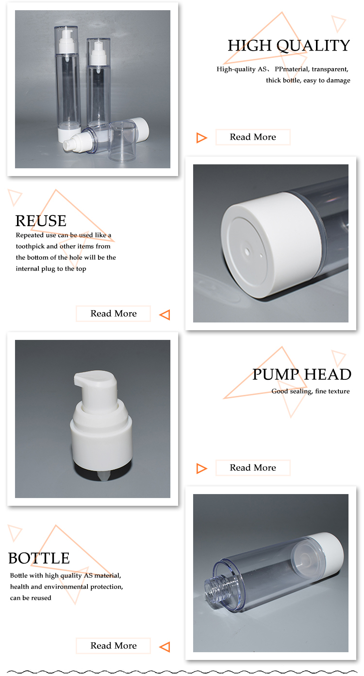 Custom KY-200L small cosmetic packaging lotion bottles