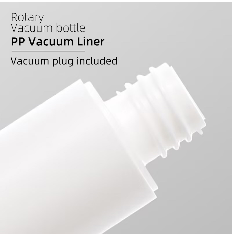 Black Airless Pump Bottles - Precision Finish 12