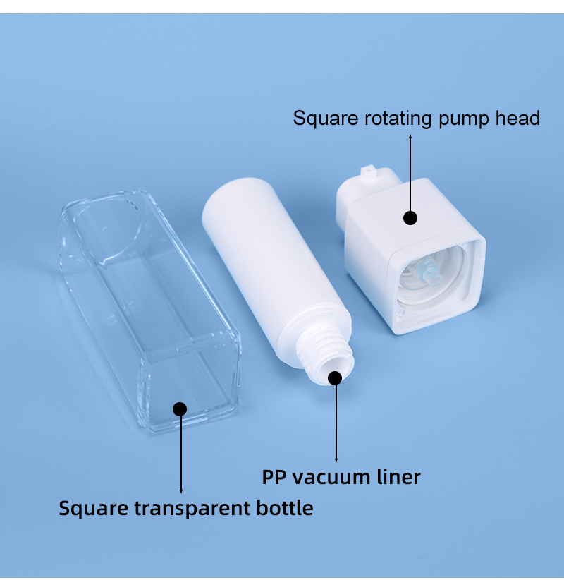 Black Airless Pump Bottles - Precision Finish 11