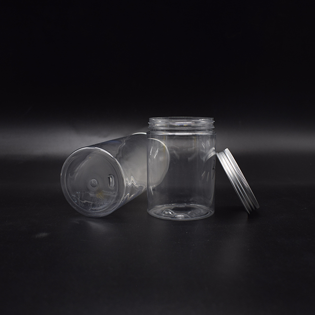 50ml/80ml/100ml/150ml/200ml/250ml/500ml Small Order Quantity Dry Food/Face Cream/Pomade Seal  PET Plastic Jar