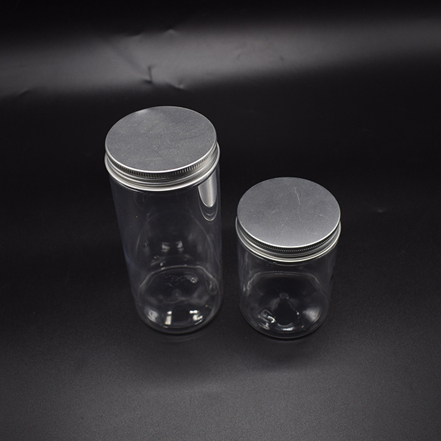 50ml/80ml/100ml/150ml/200ml/250ml/500ml Small Order Quantity Dry Food/Face Cream/Pomade Seal  PET Plastic Jar