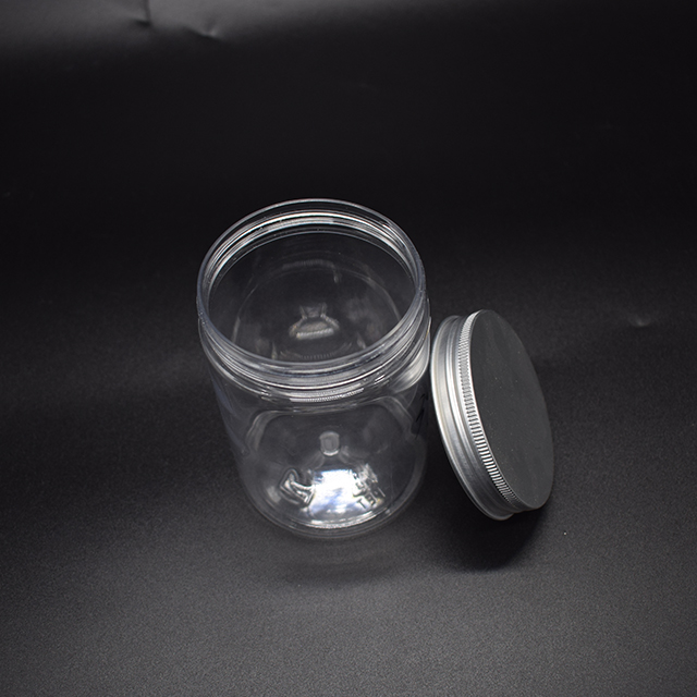 50ml/80ml/100ml/150ml/200ml/250ml/500ml Small Order Quantity Dry Food/Face Cream/Pomade Seal  PET Plastic Jar