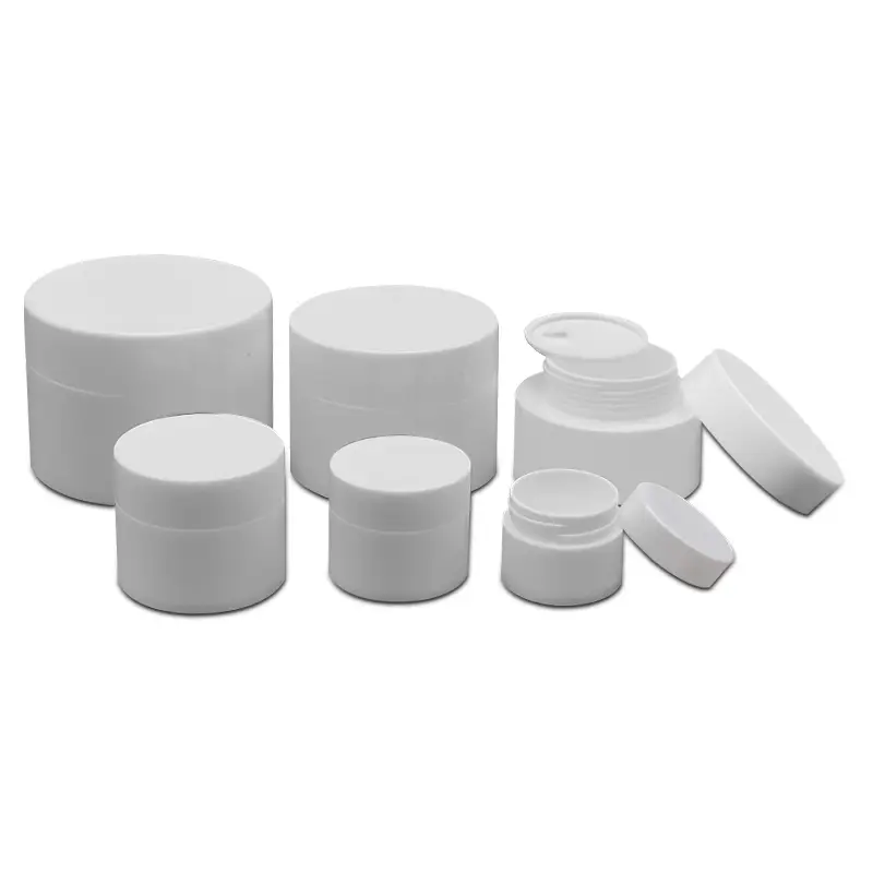 Sky Sprayer - Custom White Double Wall Plastic Cosmetic Container Face Cream Jar 5ml 10ml 15ml 50ml 80ml CONTAINERS 1