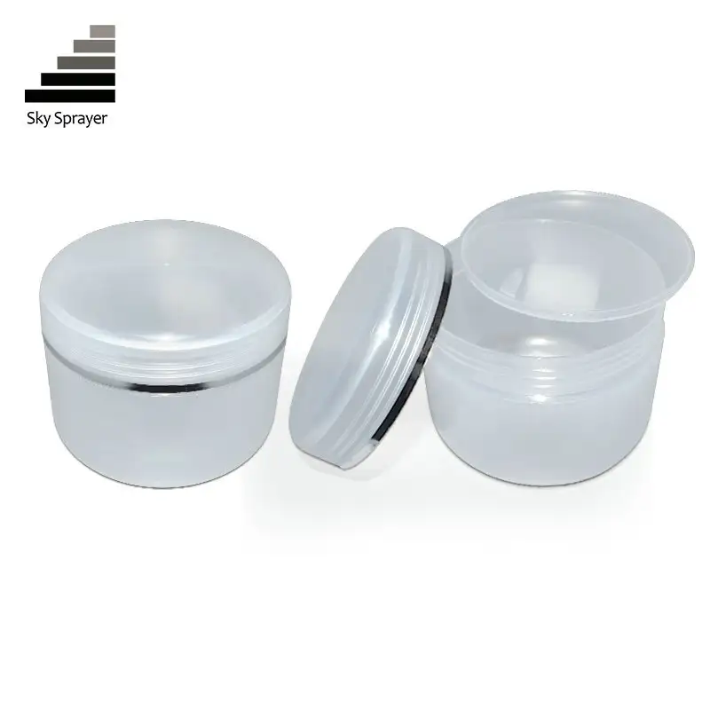 Sky Sprayer - Transparent Phnom Penh Plastic Cosmetic Jar With Screw Cap CONTAINERS 1