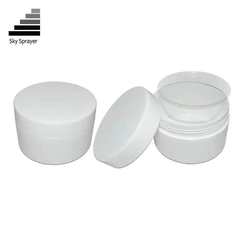 Sky Sprayer - Gebruikt voor cosmetica witte, hoogwaardige, grote plastic pot PP-pot 1