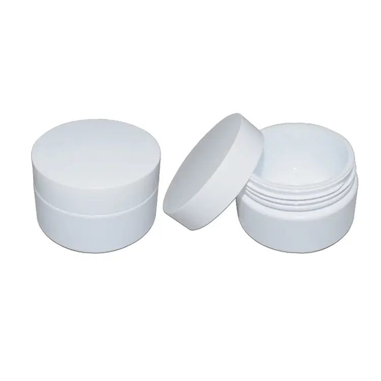 Sky Sprayer - Cosmetic 80 ml white plastic cream jar with screw lid PP Jar 1