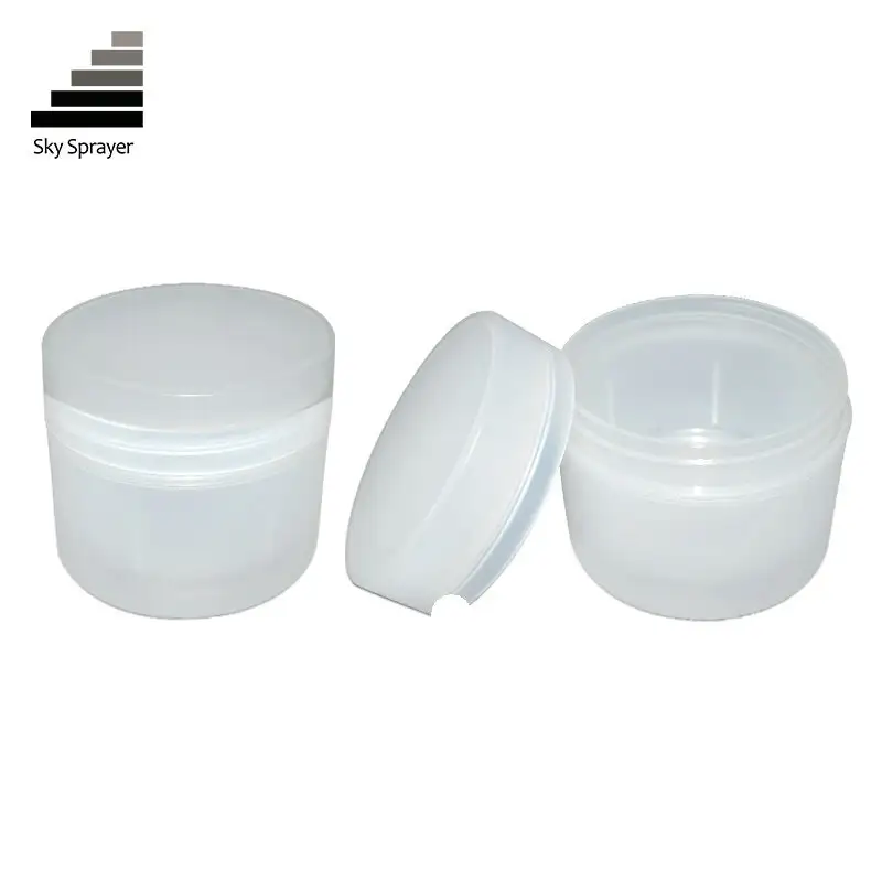 Sky Sprayer - Round shape double wall plastic cosmetic cream jar 250ml PP Jar 1