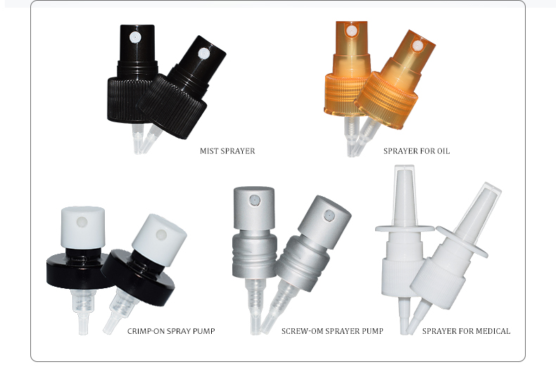 24/410 PP Plastic Dispenser Aluminum Cream Spray Lotion Pump