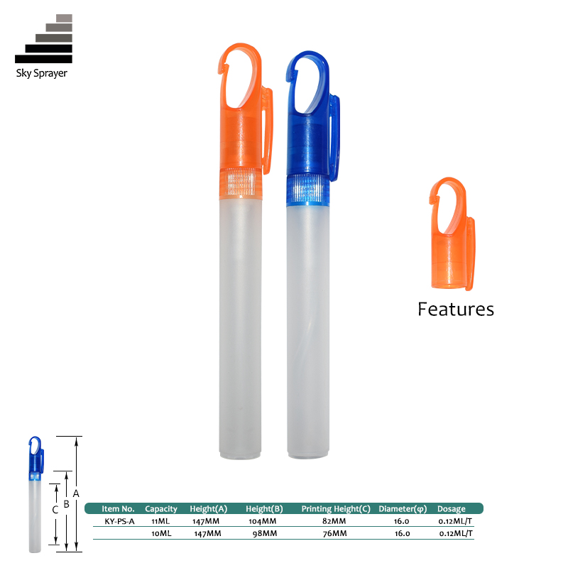 Sky Sprayer - Custom PP Plastic 10ml 11ml Perfume Sprayer Pump Pocket Perfume sprayer 5