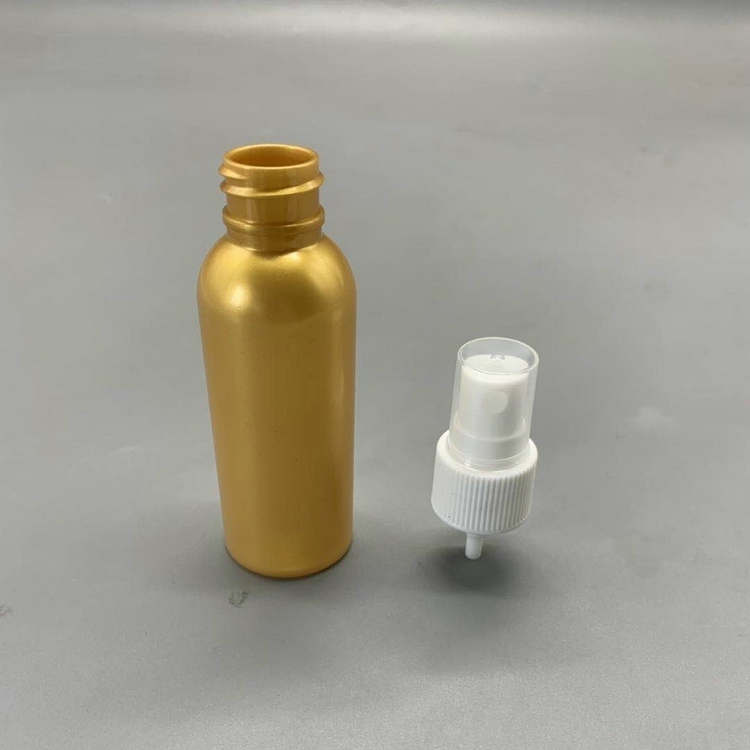 Распылитель Sky - 20/410, дешевая цена, 50 мл, золотистый цвет, ПЭТ-пластик, косметический спрей, ПЭТ-бутылка 9