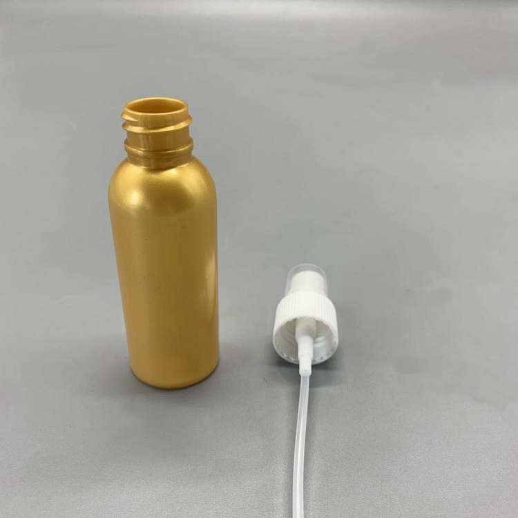 Распылитель Sky - 20/410, дешевая цена, 50 мл, золотистый цвет, ПЭТ-пластик, косметический спрей, ПЭТ-бутылка 8