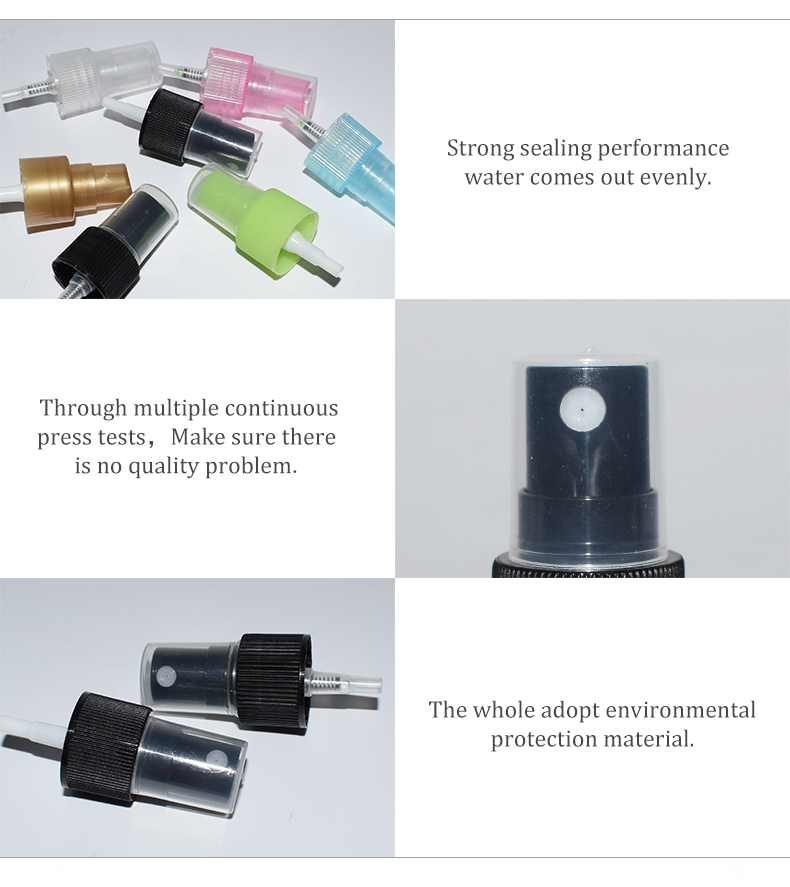 50ml Person Care Empty Cosmetic Fine Mist PET Plastic Spray Bottle