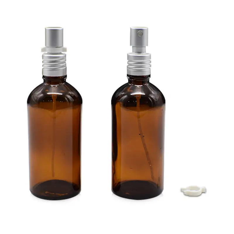 Sky Sprayer - HIgh Quality Plastic Amber Fine Mist Spray Bottles for Essential Oils, Perfumes PET Bottle 1