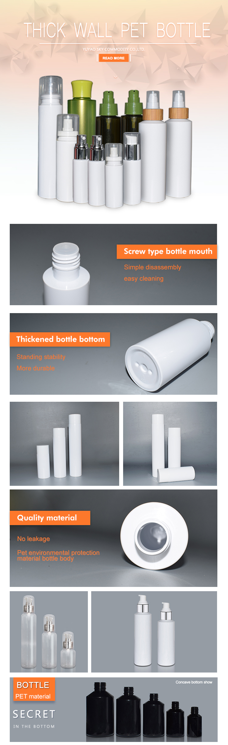 Standard square plastic pet bottle manufacturers