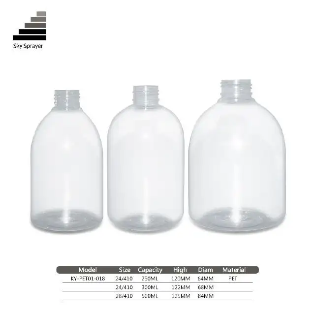 Sky Sprayer - Nova fábrica de garrafas plásticas planas de água para venda Desagrupado 1