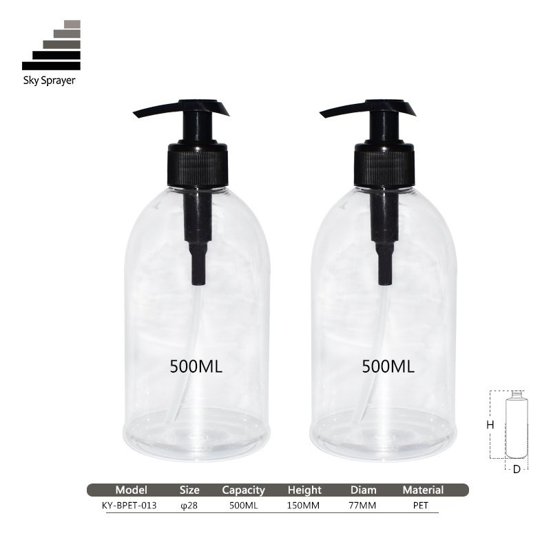 150ml Plastic Lotion Bottle Factory Direct Sale Plastic Foam Pet Lotion Pump Bottle With Pump