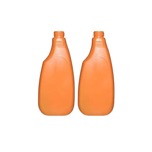 Sky Sprayer - Wholesale Round Shape Orange 500ml Pet Plastic Bottles For Skin Care Packaging Ungrouped 1